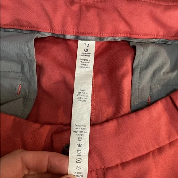 Lululemon Athletica Salmon flat front shorts - Picture 8 of 12